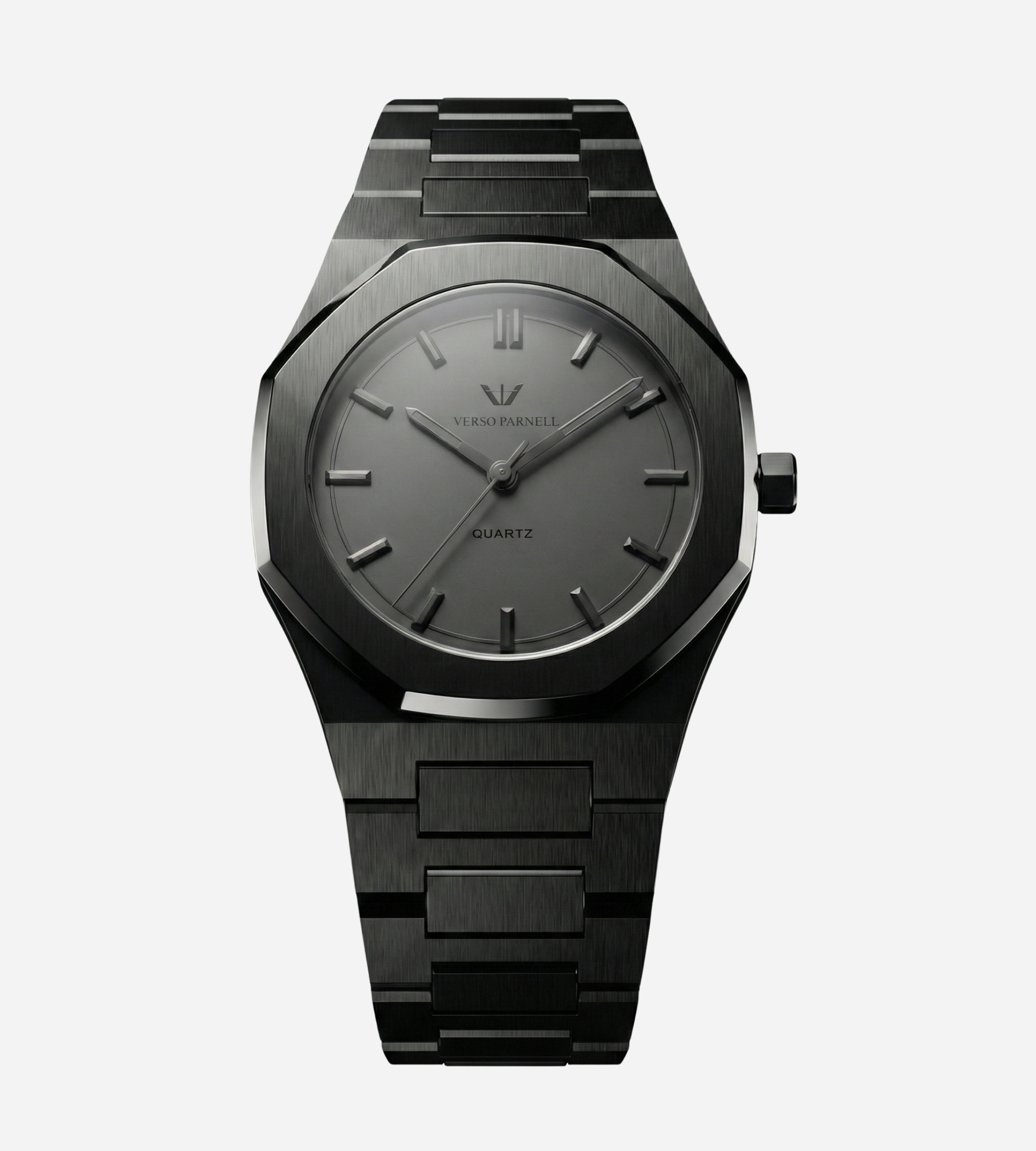 Onyx – Matte Black Quartz Watch for Men - Verso Parnell