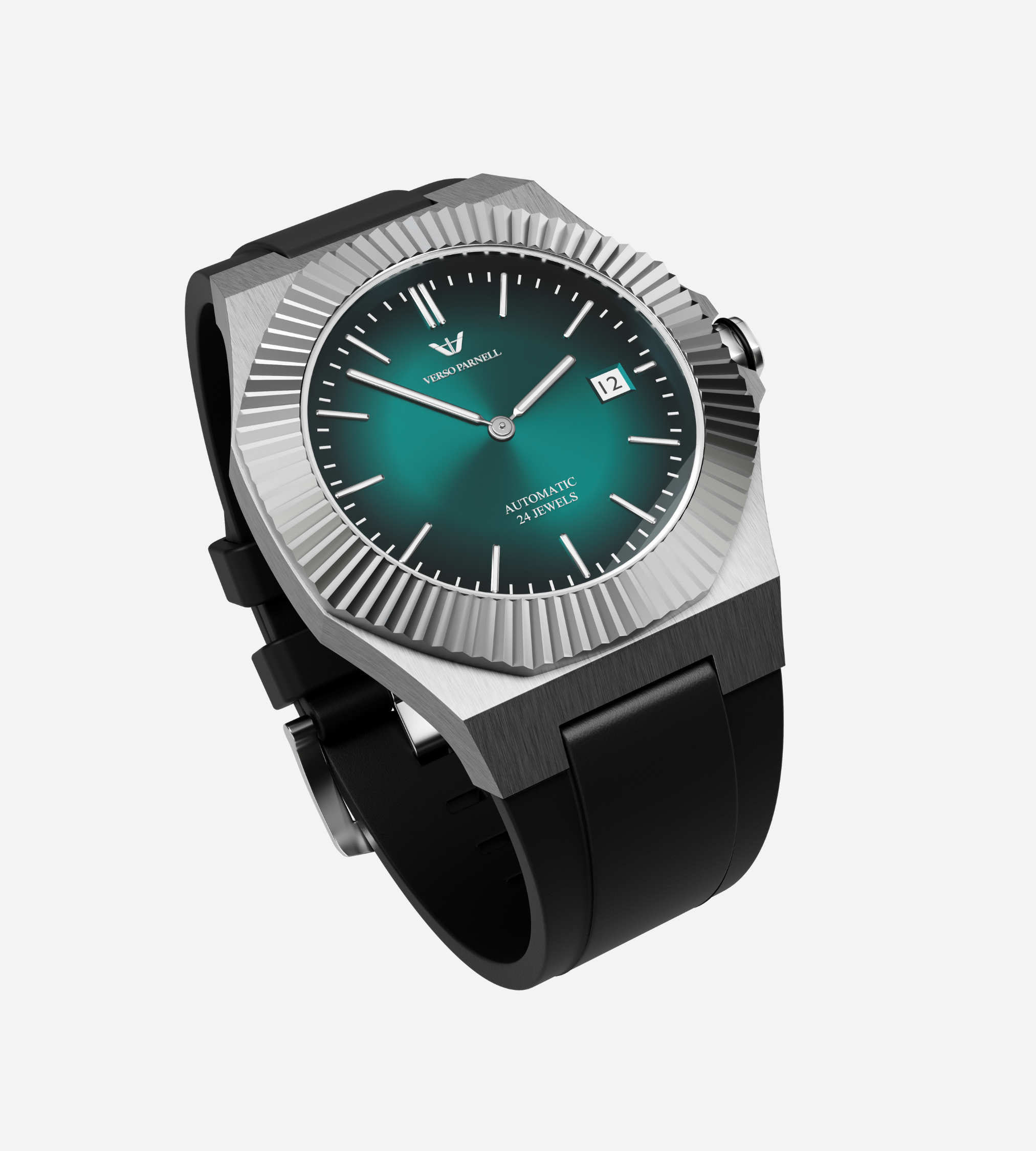 Emerald Automatic Watch – Octagonal Sport-Luxury Timepiece for Men