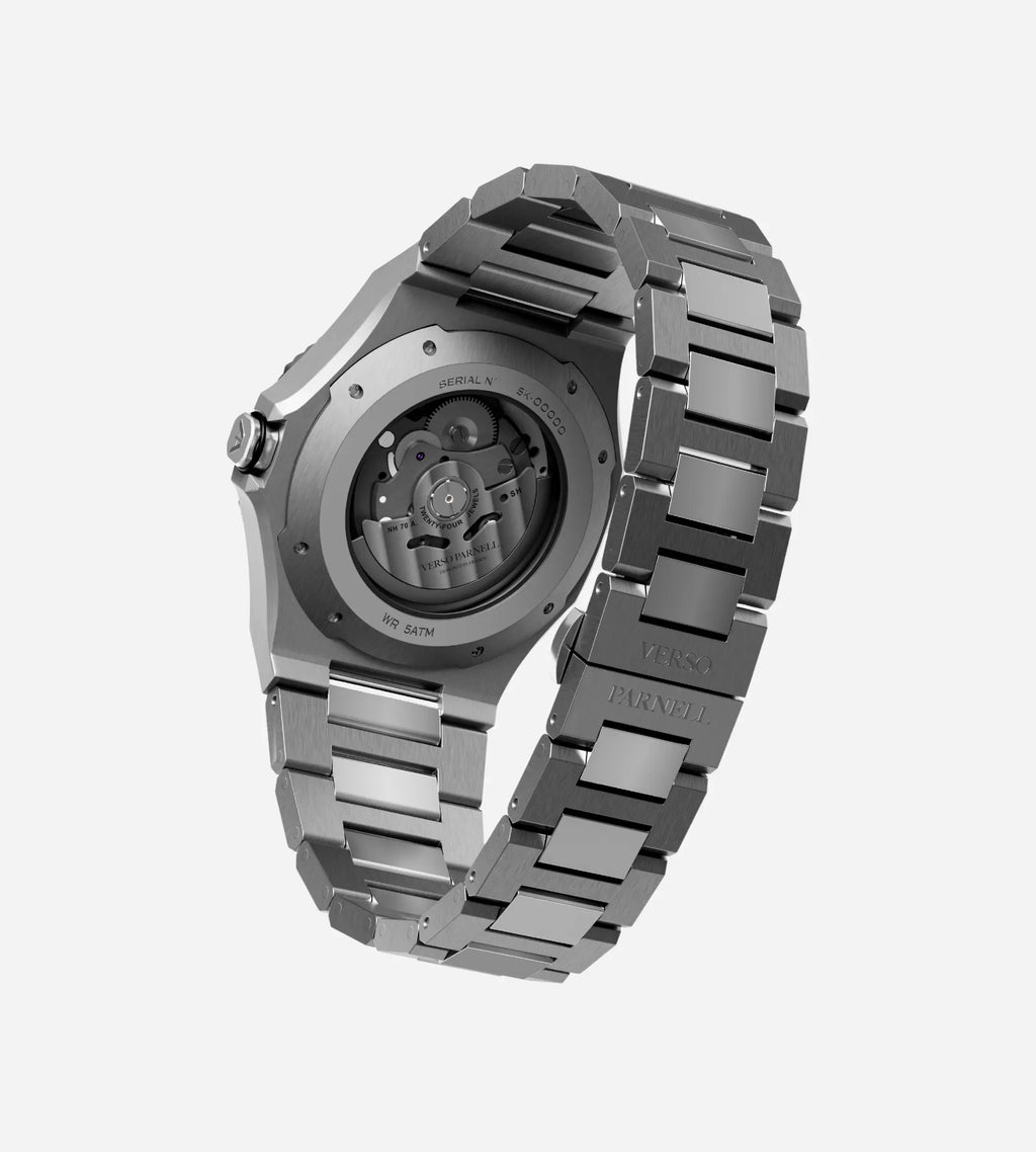 Emerald Automatic Watch for Men – Integrated Stainless Steel Bracelet