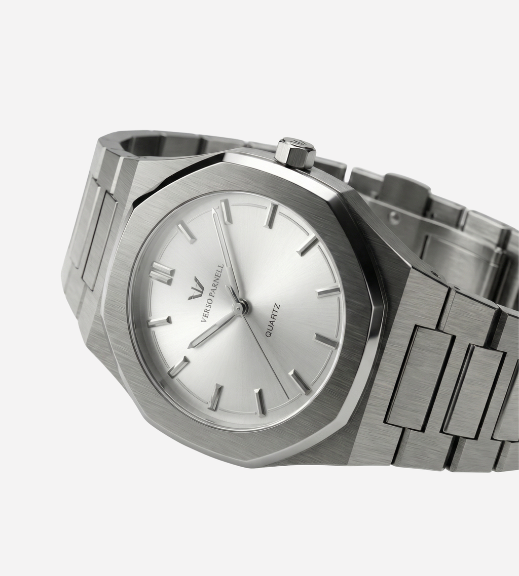 ARIA Classic – Silver Stainless Steel Quartz Timepiece
