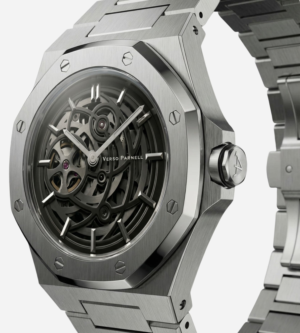 Silverera Skeleton Watch For Men