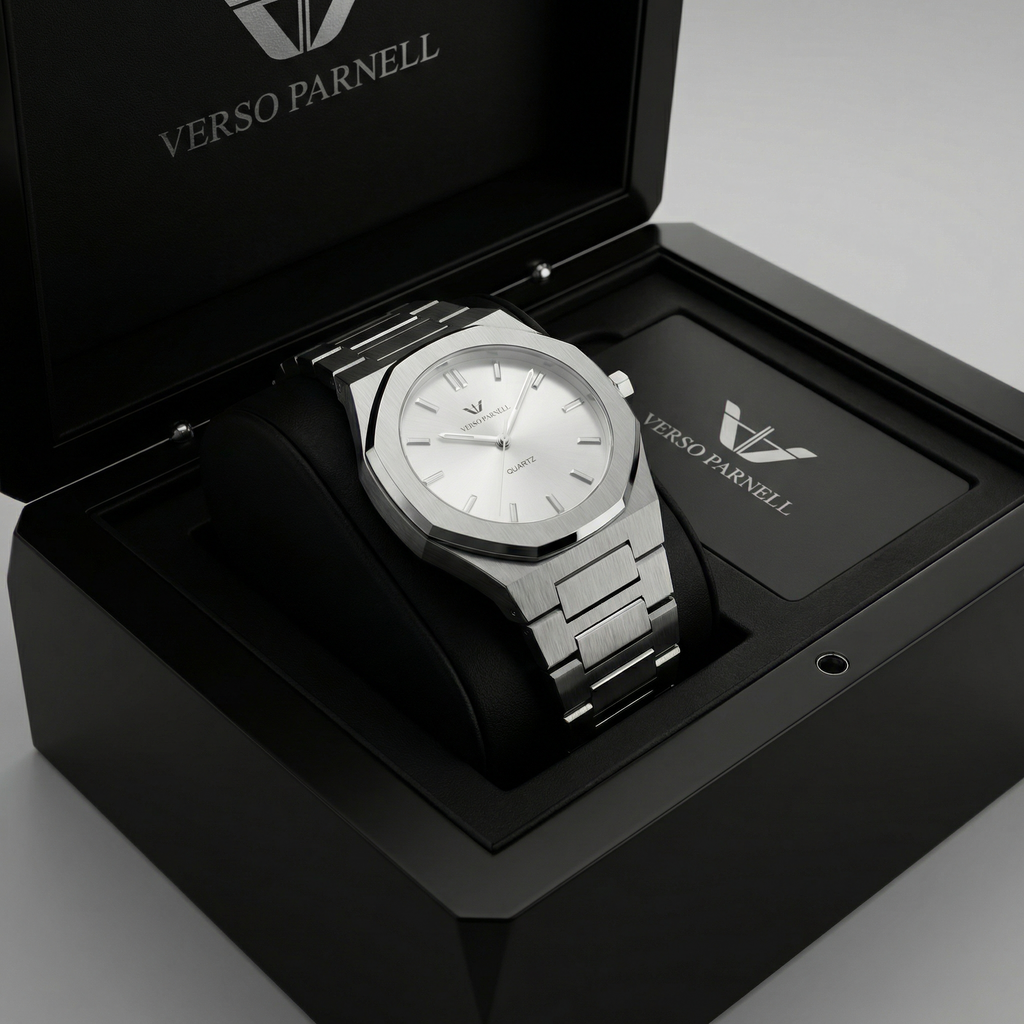ARIA Classic – Silver Stainless Steel Quartz Timepiece