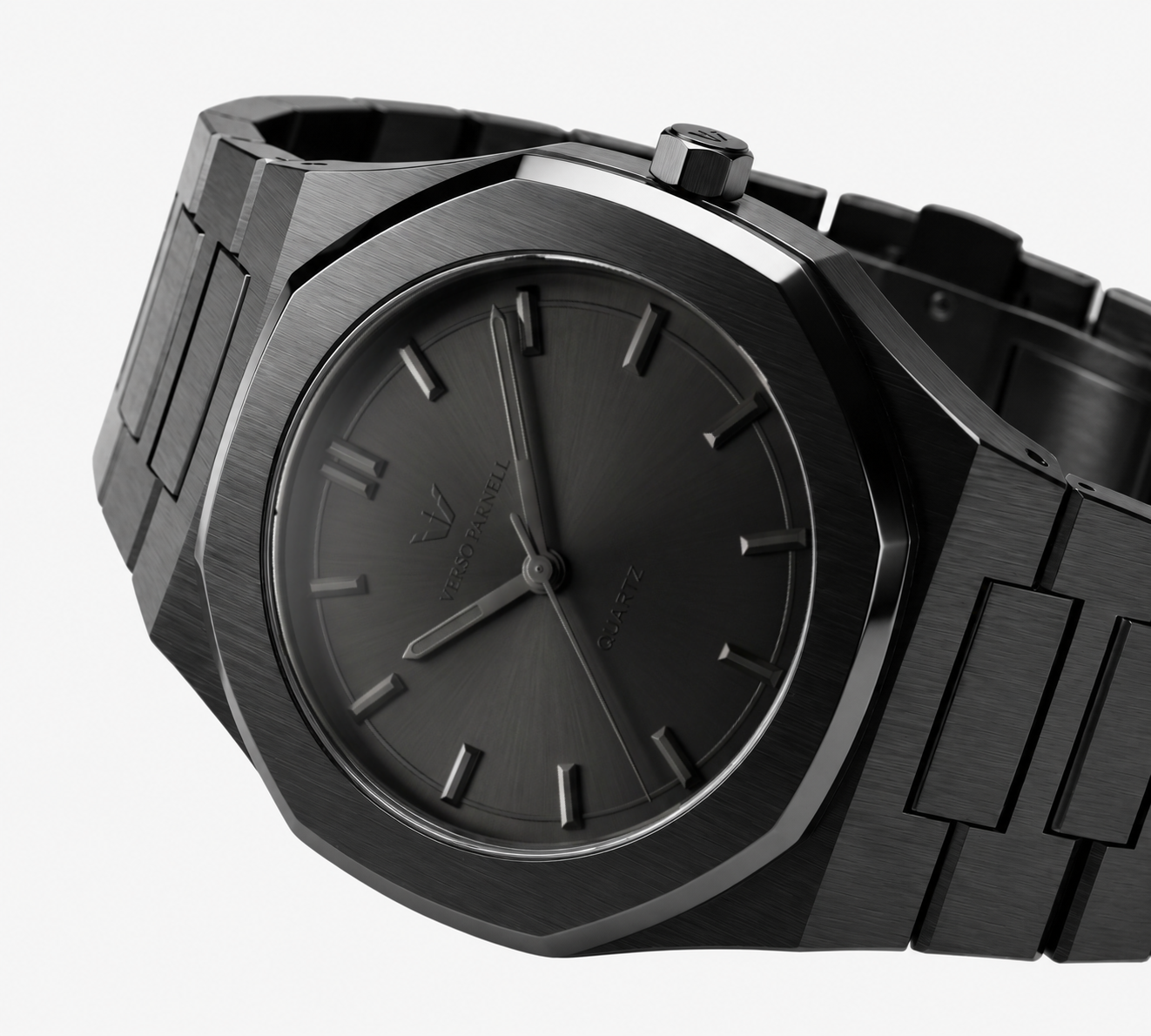 Onyx – Matte Black Quartz Watch for Men