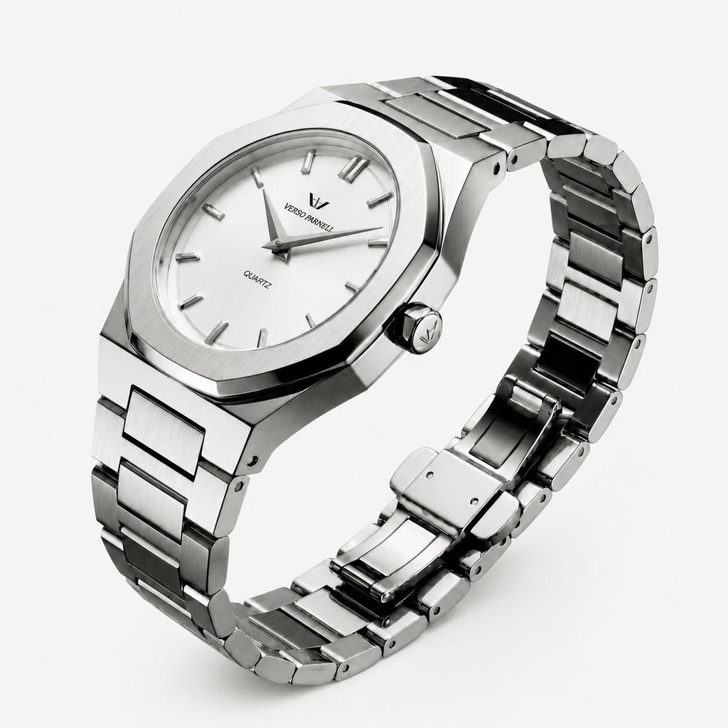 ARIA Classic – Silver Stainless Steel Quartz Timepiece