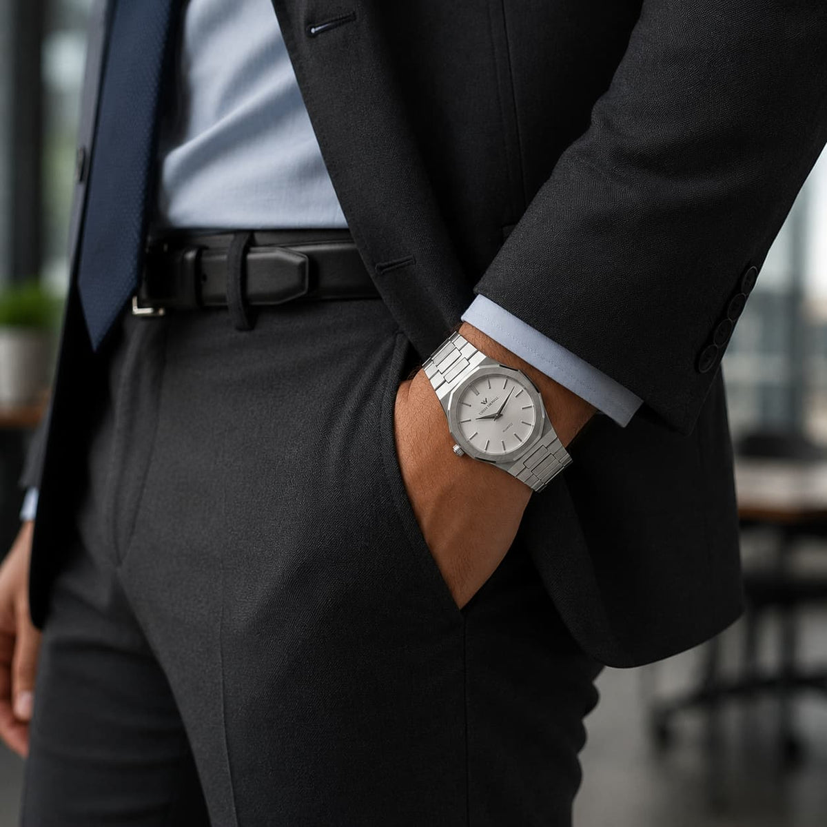 ARIA Classic – Silver Stainless Steel Quartz Timepiece