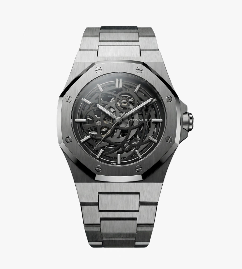 Silverera Skeleton Watch For Men