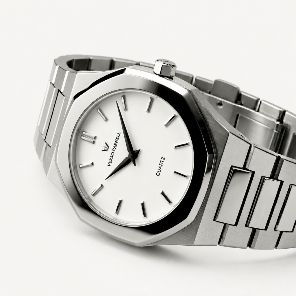 ARIA Classic – Silver Stainless Steel Quartz Timepiece