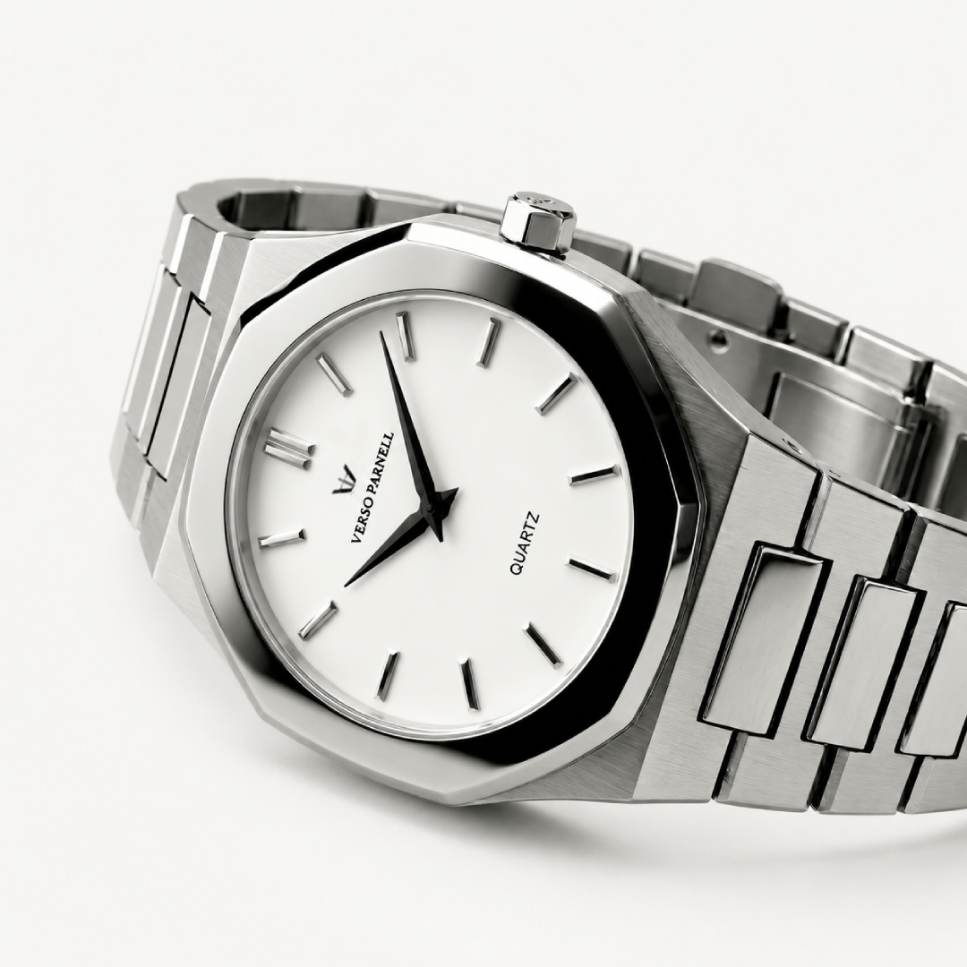 ARIA Classic – Silver Stainless Steel Quartz Timepiece