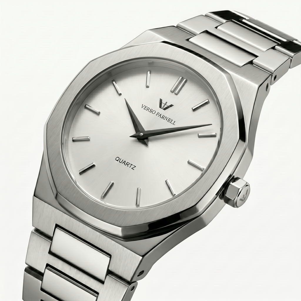 ARIA Classic – Silver Stainless Steel Quartz Timepiece