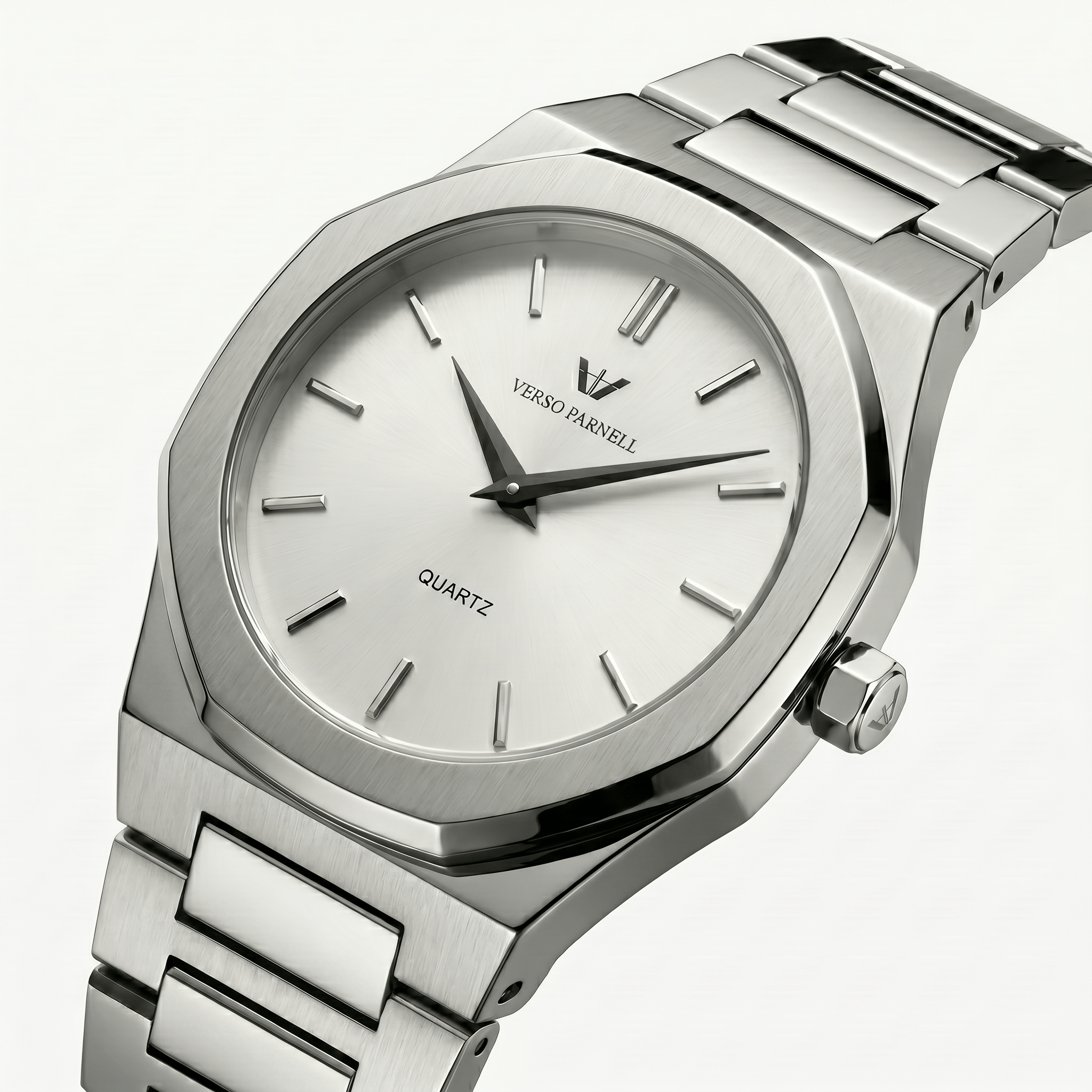 ARIA Classic – Silver Stainless Steel Quartz Timepiece
