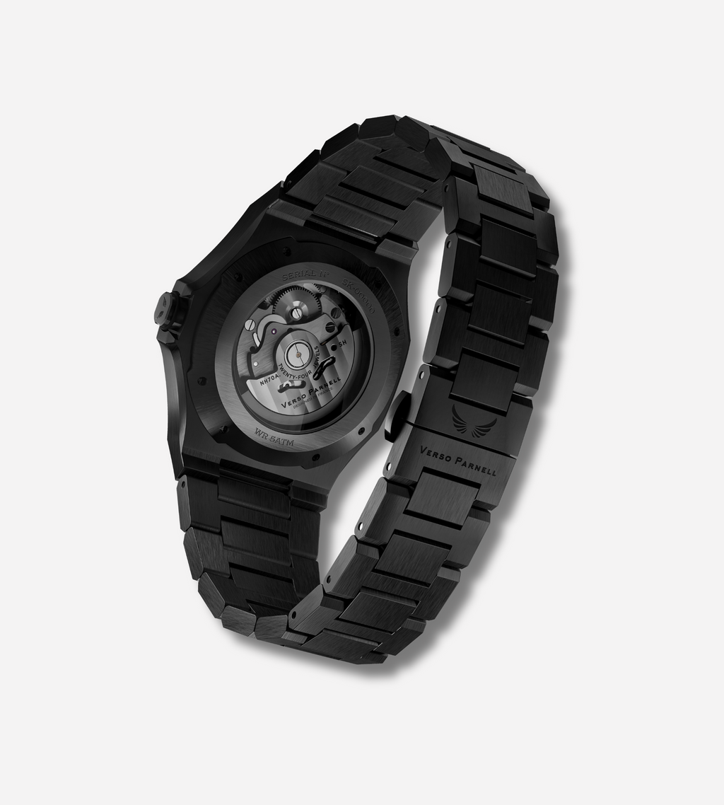 Nebula Skeleton Watch for men with open dial and Seiko NH70A movement