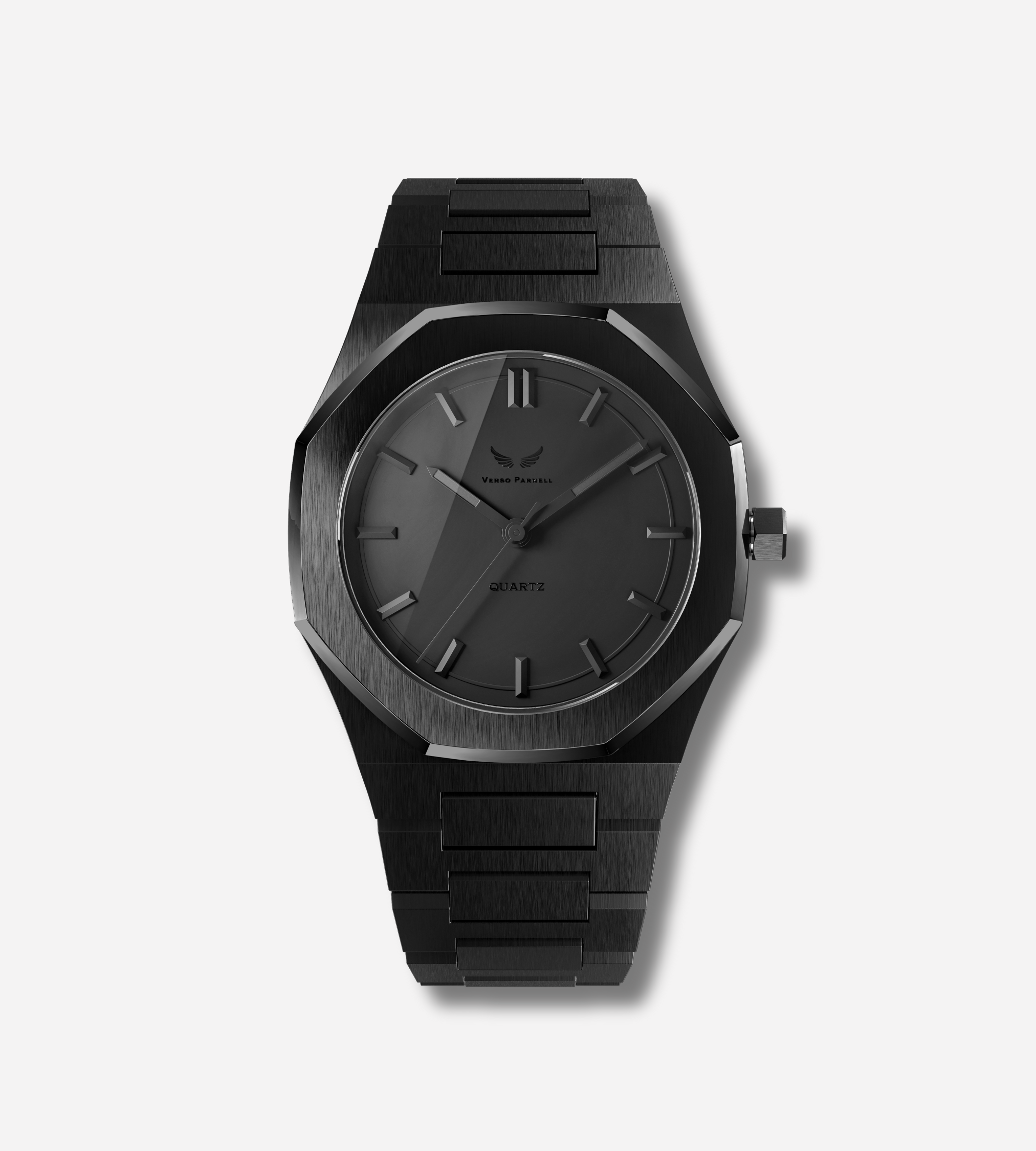 Onyx Matte Black Watch for Men — Sapphire Crystal — Verso Parnell