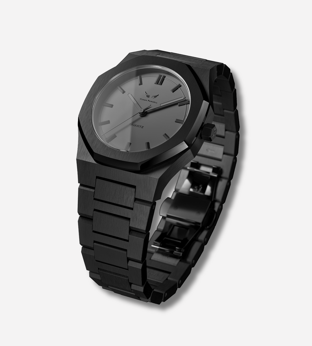 Onyx Watch — Stainless Steel Case — Matte Black Finish