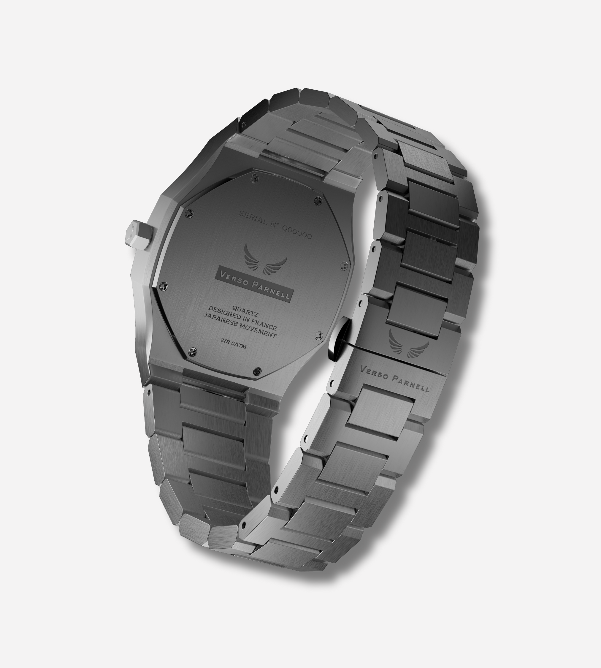 Luxury Silver Quartz Watch for Men – Verso Parnell Aria Model