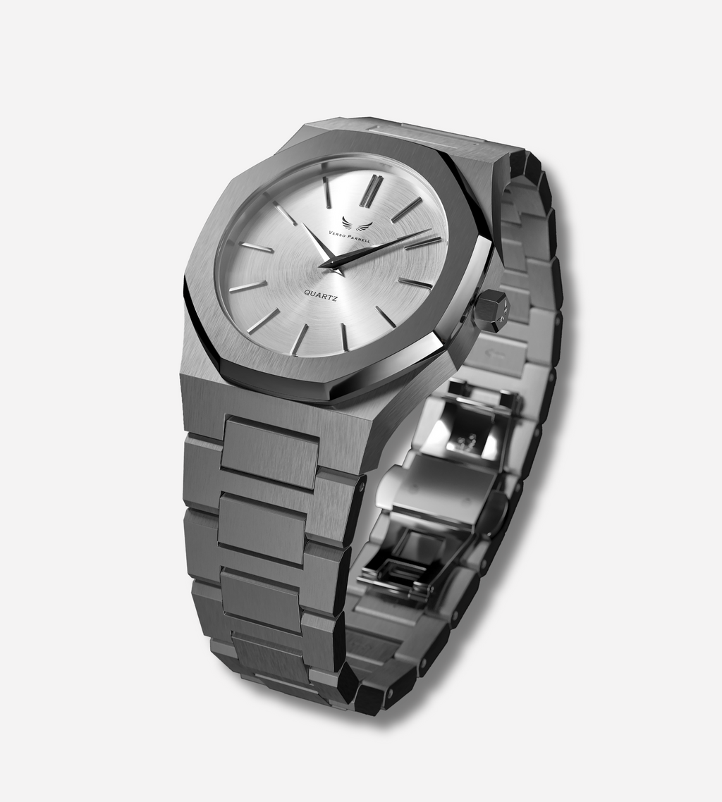 Aria Silver Timepiece – Modern Men’s Dress Watch Dubai