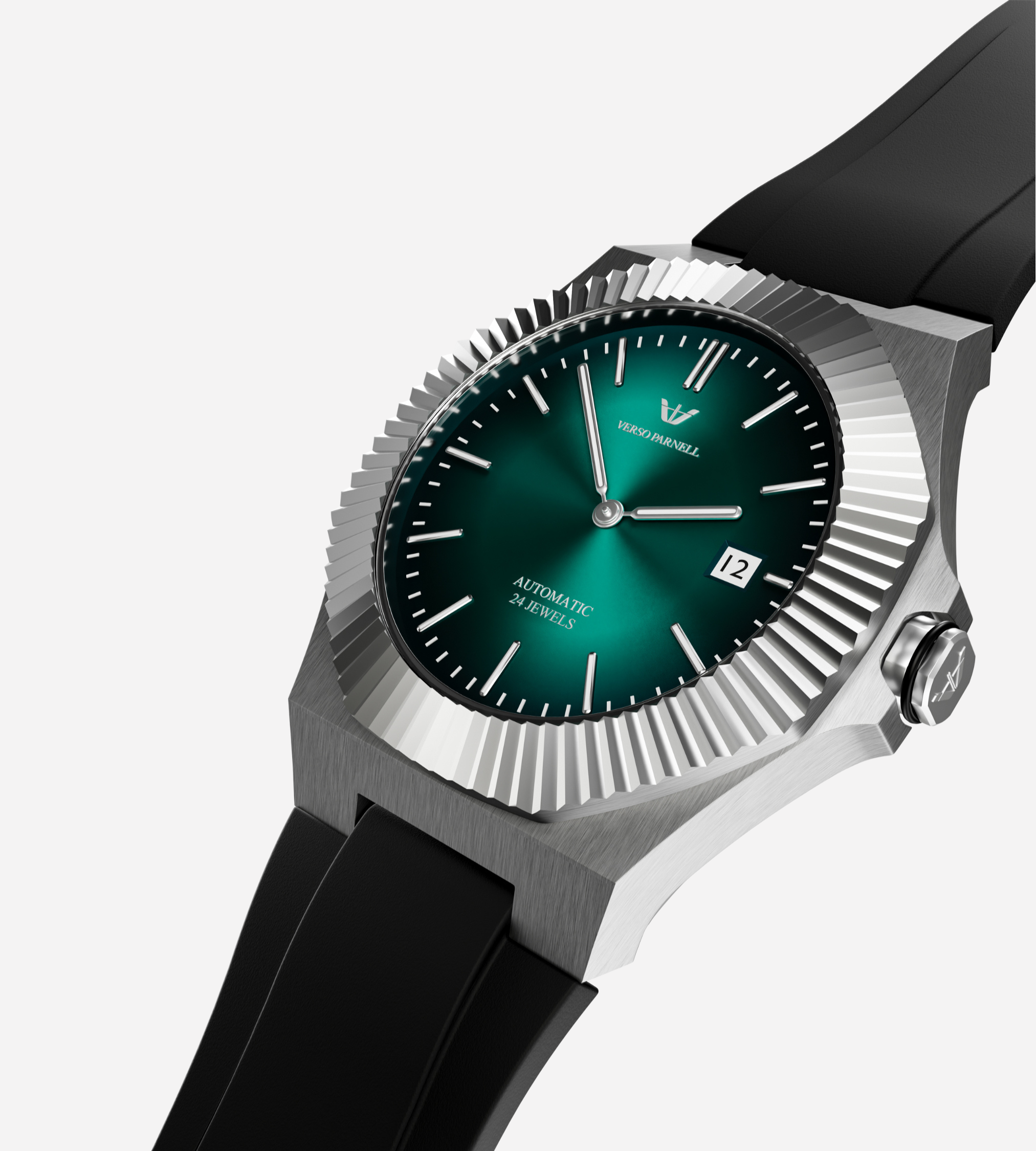 Emerald Automatic Watch – Octagonal Sport-Luxury Timepiece for Men