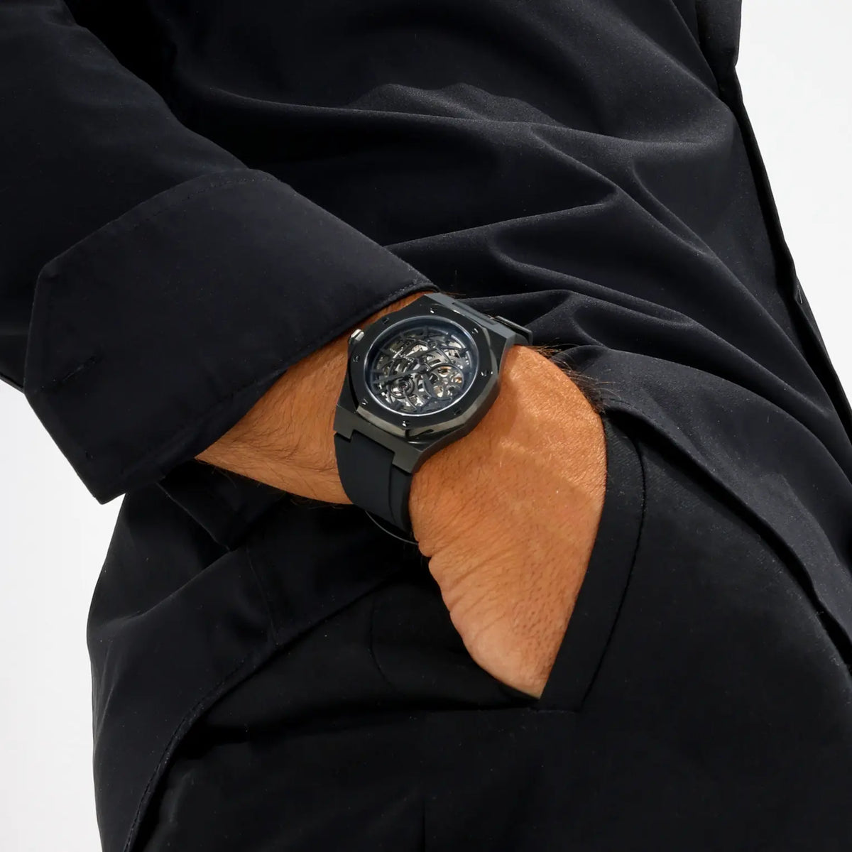 Nebula Sport Skeleton Watch for Men