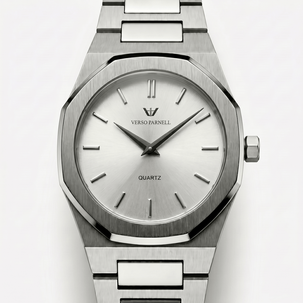ARIA Classic – Silver Stainless Steel Quartz Timepiece