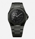 Nebula Skeleton Watch for Men – black octagonal automatic skeleton watch by Verso Parnell