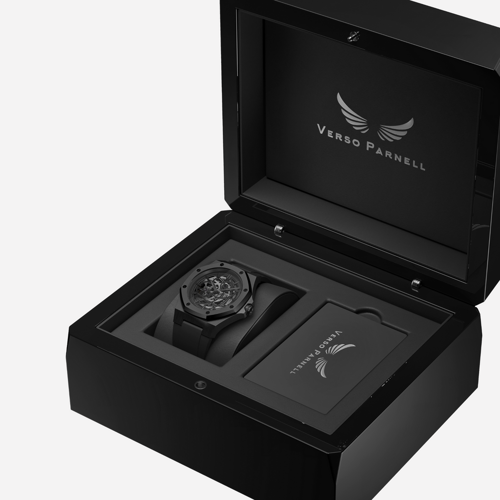 Verso Parnell luxury packaging for Nebula automatic watch