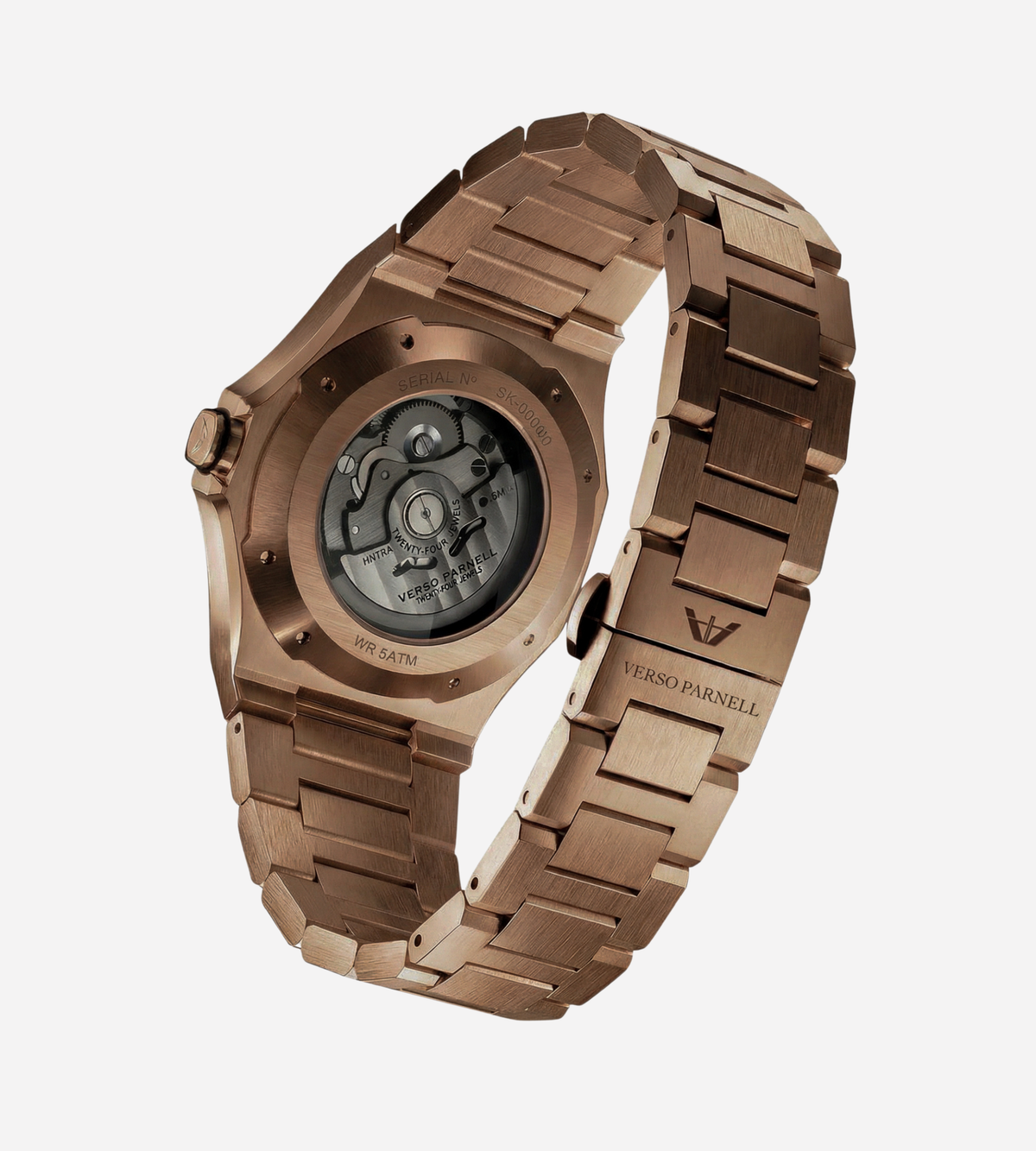 Aurora Skeleton Watch in premium wooden box – gift-ready luxury watch UAE