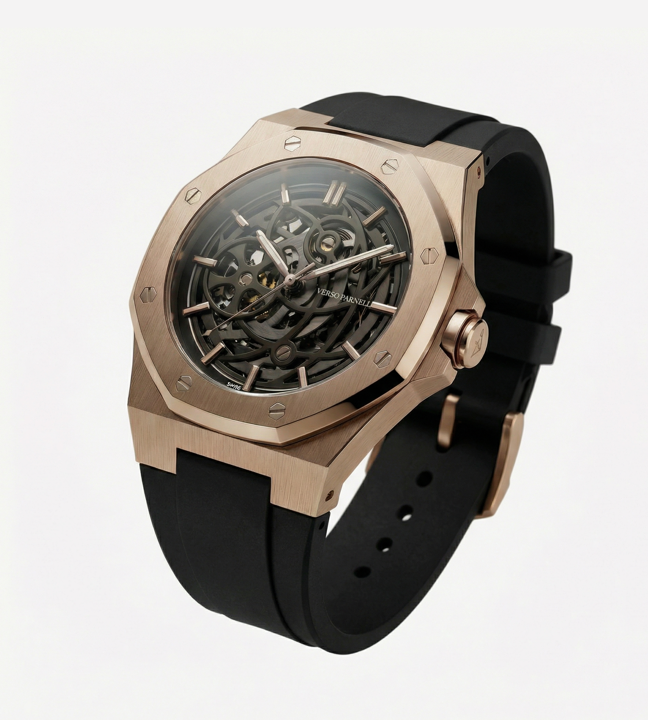 Aurora Sport Skeleton Watch for Men | Automatic 5ATM | Verso
