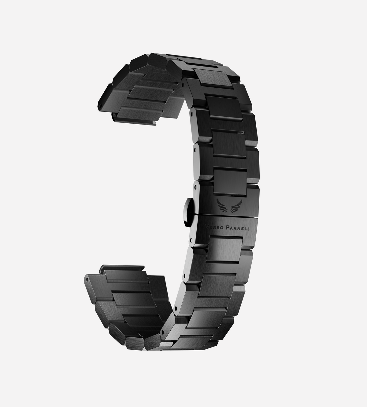 Black 316L PVD steel watch bracelet – compatible with Verso Parnell sport models | AED 100 UAE