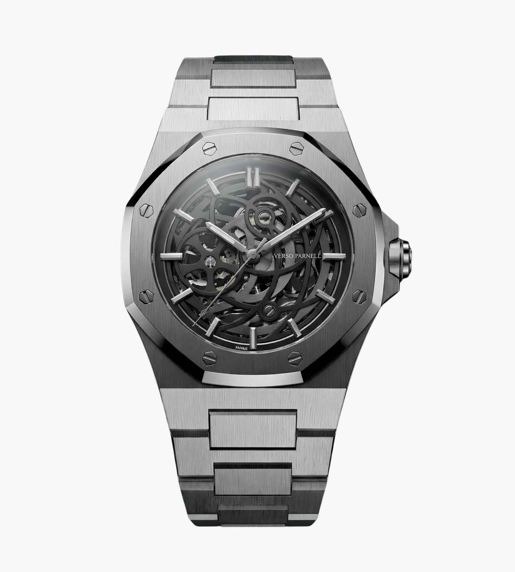Silverera Skeleton Watch For Men