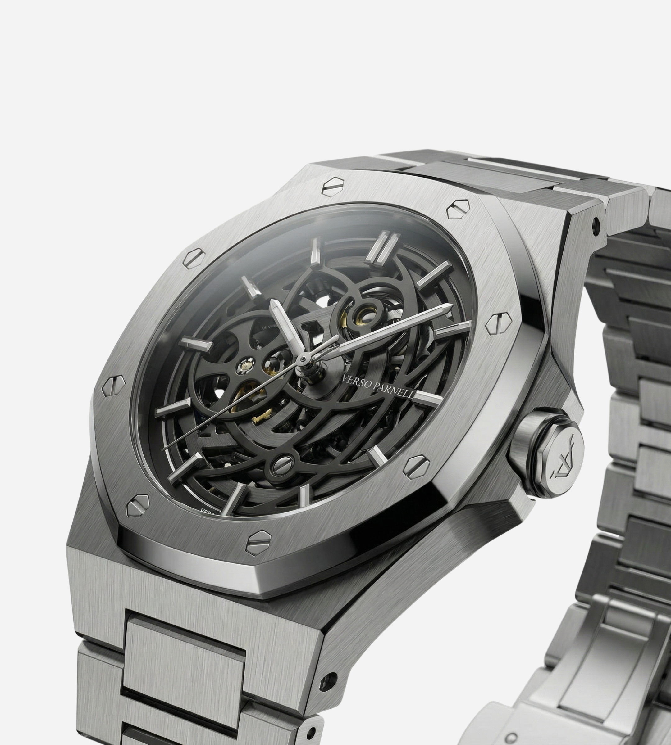 Silverera Skeleton Watch For Men - Verso Parnell