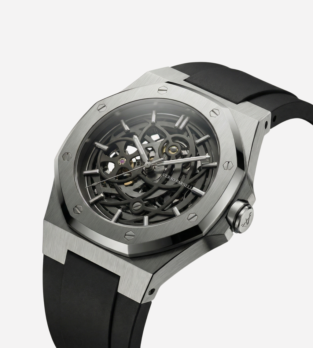 Silverera Sport Skeleton Watch - Verso Parnell