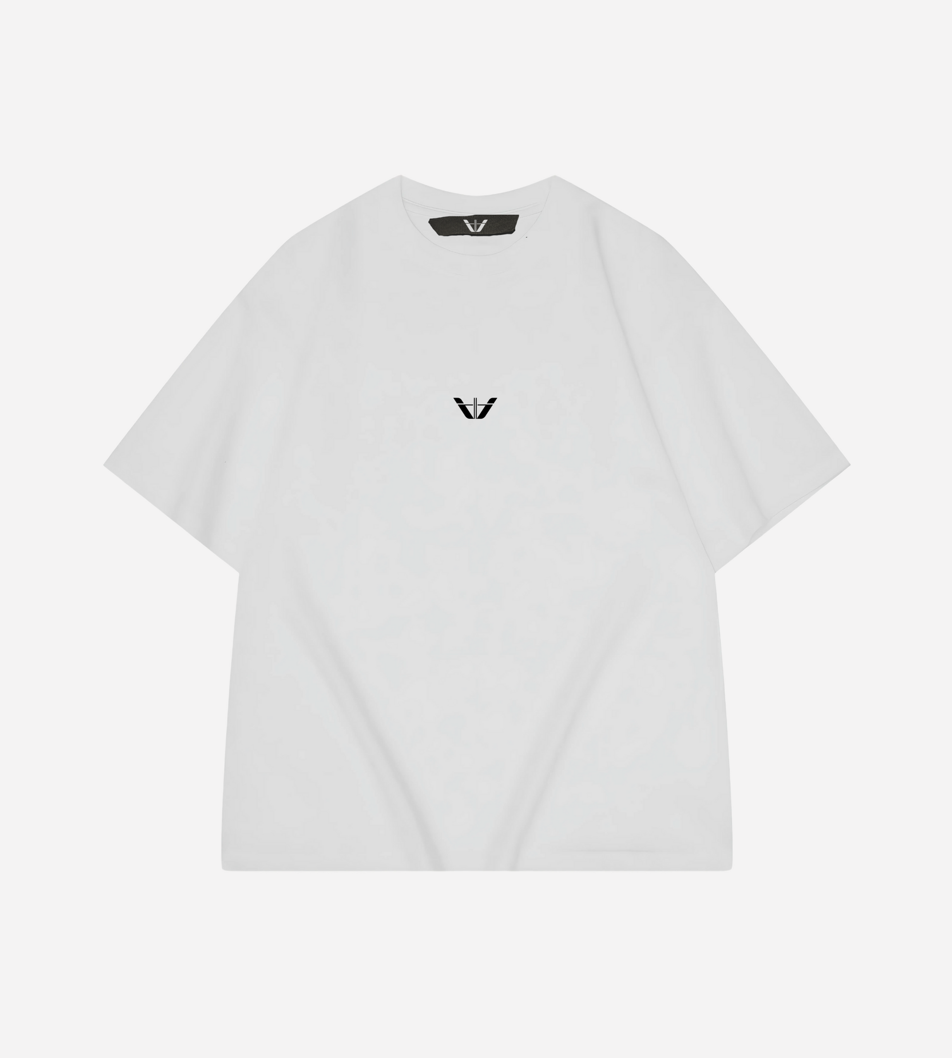 Signature White Oversize T-Shirt | Centre Logo | Verso Parnell UAE